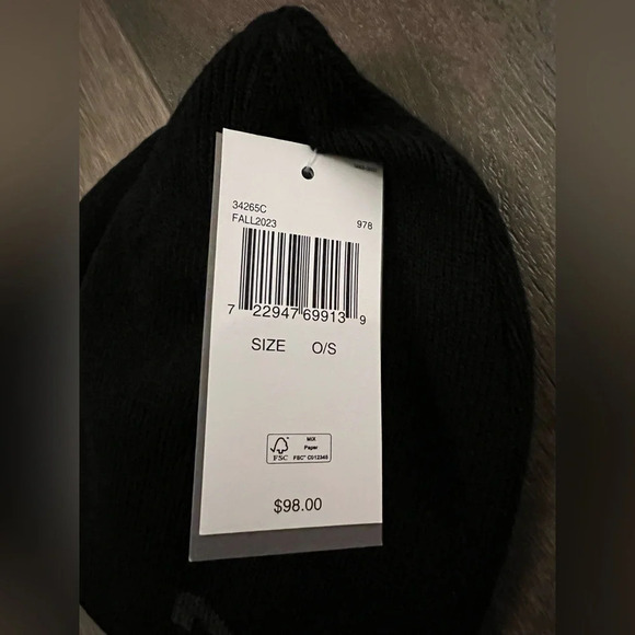 NWT Michael Kors Reversible Hat Beanie Black One Size Fits Most - Picture 8 of 10